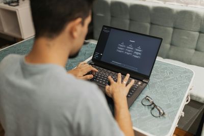 A developer using ChatGPT to generate code snippets.